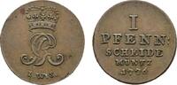 Braunschweig-Calenberg-Hannover Cu Pfennig Georg III. 1760-1820 -