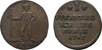 Braunschweig-Calenberg-Hannover Cu Pfennig Georg III. 1760-1820 -