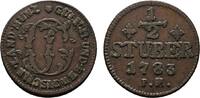 Jülich-Berg Cu 1/2 Stüber Karl Theodor 1742-1799 -
