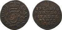 Schwarzburg-Rudolstadt Cu Pfennig Johann Friedrich 1744-1767 -