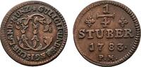Jülich-Berg Cu 1/4 Stüber Karl Theodor 1742-1799 -