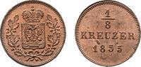 Schwarzburg-Rudolstadt Cu 1/8 Kreuzer Friedrich Günther 1807-1867 -