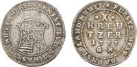 Hessen-Darmstadt 10 Kreuzer Ernst Ludwig 1678-1739 -