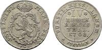 Hessen-Kassel 1/4 Taler Friedrich II. 1760-1785 -