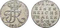 Brandenburg-Preußen 1/12 Taler 1746 EGN Berlin Friedrich II. 1740-1786 Winz. Schrötlingsfehler, VF