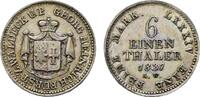 Waldeck 1/6 Taler Georg Heinrich 1813-1845 -