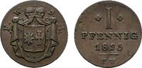 Waldeck Cu Pfennig Georg Heinrich 1813-1845 -