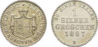 Waldeck Silbergroschen Georg Victor 1852-1893 -