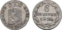 Nassau 6 Kreuzer Wilhelm 1816-1839 -