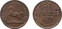 Braunschweig-Wolfenbüttel Cu Pfennig Wilhelm 1831-1884 -