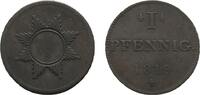 Frankfurt, Stadt Cu Pfennig Judenpfennige -