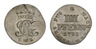 Braunschweig-Calenberg-Hannover 4 Pfennig Georg III. 1760-1820 -