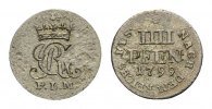 Braunschweig-Calenberg-Hannover 4 Pfennig Georg III. 1760-1820 -
