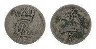 Braunschweig-Calenberg-Hannover 3 Pfennig Georg II. 1727-1760 -