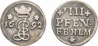 Hildesheim, Bistum 4 Pfennig Jobst Edmund von Brabeck 1688-1702 -