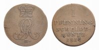 Braunschweig-Calenberg-Hannover Cu Pfennig Georg III. 1760-1820 -