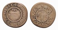 Brandenburg-Preußen Cu 6 Pfennig Friedrich Wilhelm 1640-1688 -