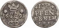 Hildesheim, Bistum 4 Pfennig Jobst Edmund von Brabeck 1688-1702 -