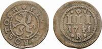 Mecklenburg-Rostock, Stadt Cu 3 Pfennig -