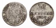Baden-Durlach 6 Kreuzer Karl Friedrich 1738-1806 -