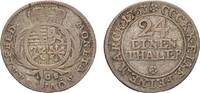 Sachsen-Coburg-Saalfeld 1/24 Taler Franz Josias 1745-1764 -