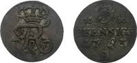 Brandenburg-Preußen 3 Pfennig Friedrich Wilhelm II. 1786-1797 -