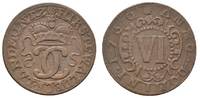 Waldeck Cu 6 Pfennig Karl August Friedrich 1728-1763 -