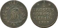 Brandenburg-Preußen Cu 1/2 Groschen Friedrich Wilhelm II. 1786-1797 -