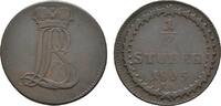 Hessen-Darmstadt Cu 1/2 Stüber Ludwig X. 1790-1806 -