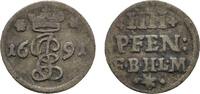Hildesheim, Bistum 4 Pfennig Jobst Edmund von Brabeck 1688-1702 -