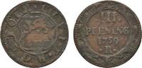 Mecklenburg-Rostock, Stadt Cu 3 Pfennig -