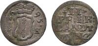 Brandenburg-Preußen 2 Pfennig Friedrich III. 1688-1701 -
