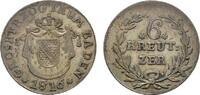 Baden-Durlach 6 Kreuzer Carl Ludwig Friedrich 1811-1818 -