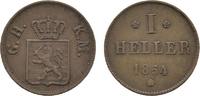 Hessen-Darmstadt Cu Heller Ludwig III. 1848-1877 -