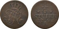 Brandenburg-Preußen Cu 1/4 Stüber Friedrich II. 1740-1786 -