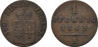 Waldeck Cu Pfennig Georg Heinrich 1813-1845 -