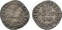 Braunschweig-Calenberg-Hannover 2 Mariengroschen Johann Friedrich 1665-1679 -