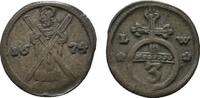 Braunschweig-Calenberg-Hannover Ausbeute 3 Pfennig Johann Friedrich 1665-1679 -