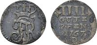 Brandenburg-Preußen 4 Gute Pfennig Friedrich II. 1740-1786 -