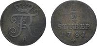 Brandenburg-Preußen 1/2 Stüber Friedrich II. 1740-1786 -