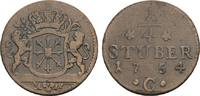 Brandenburg-Preußen Cu 1/4 Stüber Friedrich II. 1740-1786 -