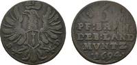 Brandenburg-Preußen 6 Pfennig Friedrich III. 1688-1701 -