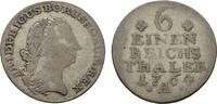 Brandenburg-Preußen 1/6 Taler Friedrich II. 1740-1786 -