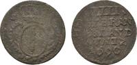Brandenburg-Preußen 4 Pfennig Friedrich III. 1688-1701 -