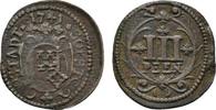 Brandenburg-Preußen Stadt Soest. Cu 3 Pfennig Friedrich II. 1740-1786 -