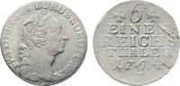 Brandenburg-Preußen 1/6 Taler Friedrich II. 1740-1786 -