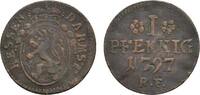 Hessen-Darmstadt Cu Pfennig Ludwig X. 1790-1806 -