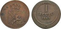 Baden-Durlach Cu Kreuzer Carl Ludwig Friedrich 1811-1818 -