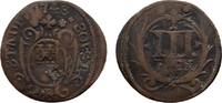 Brandenburg-Preußen Stadt Soest. Cu 3 Pfennig Friedrich II. 1740-1786 -