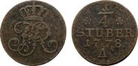 Brandenburg-Preußen Cu 1/4 Stüber Friedrich II. 1740-1786 -